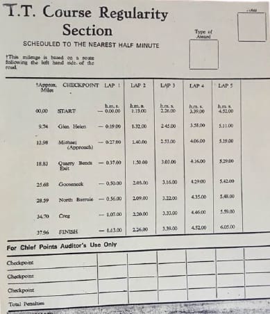 TT Course Regularity Section