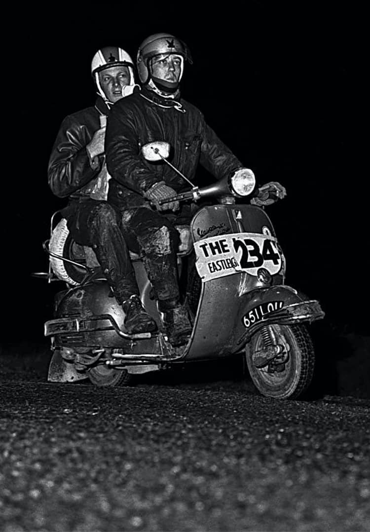 Two members of the Eastleigh Hornets, Night Trial